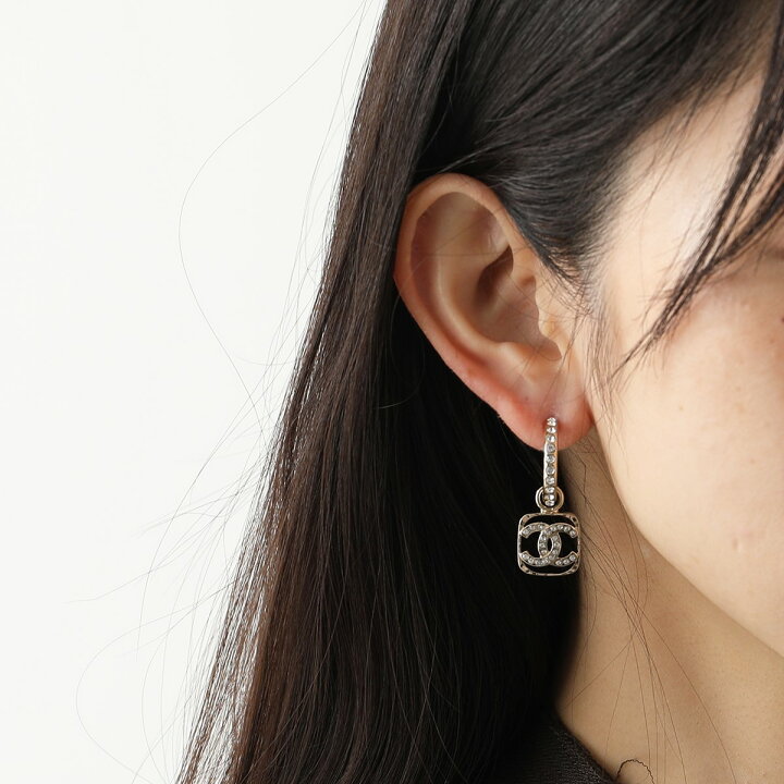 楽天市場】CHANEL シャネル フープピアス ABA246 B10373 レディース  