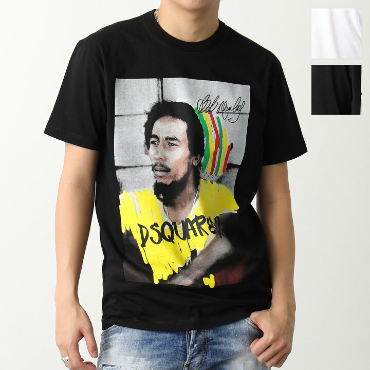 楽天市場】DSQUARED2 ディースクエアード 半袖Tシャツ BOB MARLEY ボブ 