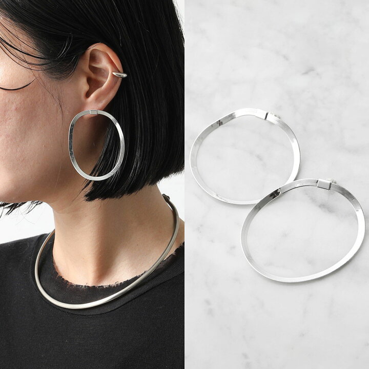 楽天市場】Saskia Diez サスキアディッツ ピアス FLUID EARRINGS OVAL 