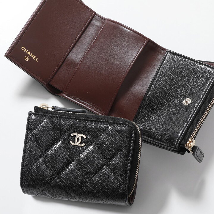 楽天市場】CHANEL シャネル 三つ折り財布 AP3177 B10583 レディース 