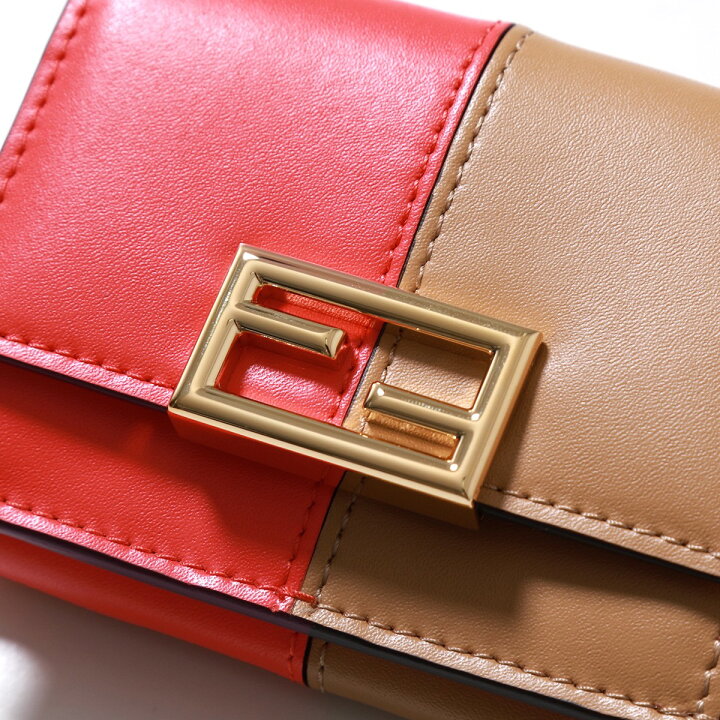 楽天市場】FENDI フェンディ 三つ折り財布 8M0395 A1KS レディース 