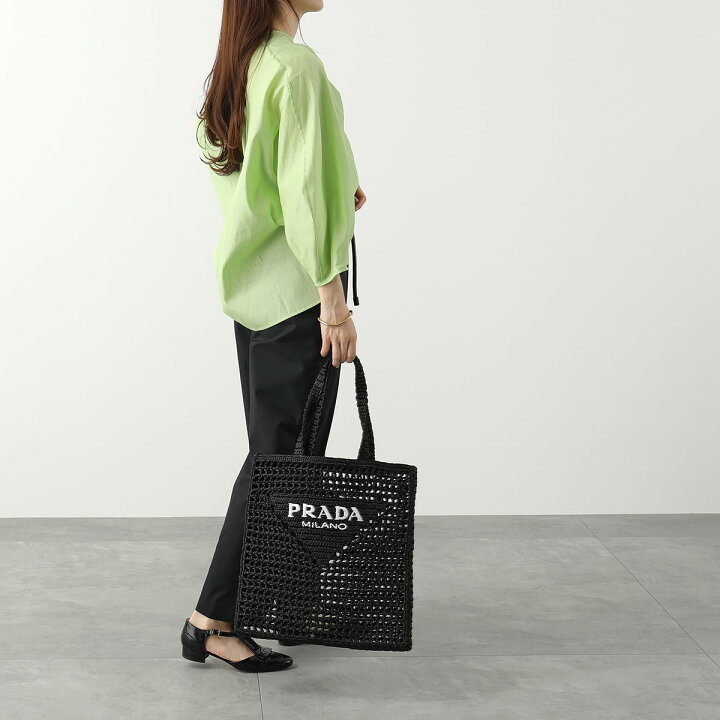 楽天市場】PRADA プラダ トートバッグ RAFIA ラフィア 1BG393 OOO 2A2T 