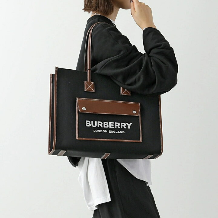 楽天市場】BURBERRY バーバリー トートバッグ FREYA TOTE 8044129 