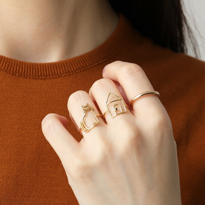楽天市場】ALIITA アリータ リング MIAU RING レディース 猫 モチーフ 