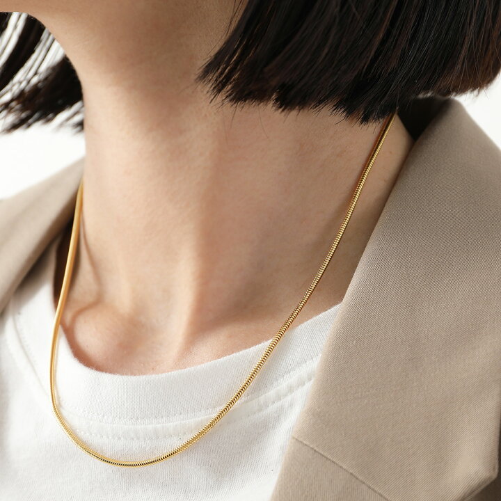 楽天市場】TOMWOOD トムウッド ネックレス Snake Chain Slim Gold 