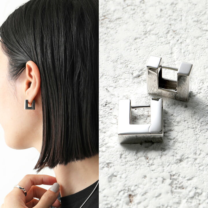 楽天市場】TOMWOOD トムウッド ピアス Square Hoops Small スクエア 