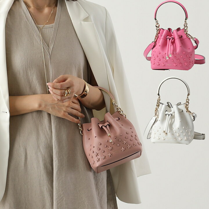 楽天市場】Jimmy Choo ジミーチュウ ショルダーバッグ BONBON BUCKET 