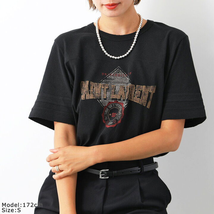 楽天市場】SAINT LAURENT サンローラン 半袖 Tシャツ 673411 Y36LW 