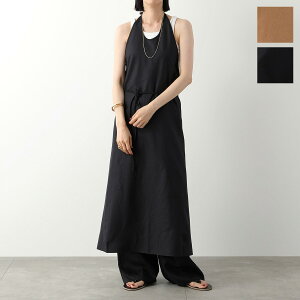 BASERANGE �x�[�X�����W �����s�[�X APRON DRESS DRAP RS 000 ���f�B�[�X �V���N �m�[�X���[�u �����O�� �z���^�[�l�b�N �J���[2�F