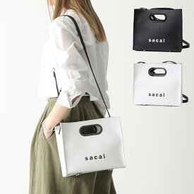sacai サカイ ショルダーバッグ New Shopper Bag Small S066-01 レディース ハンドバッグ スモール レザー ロゴ カラー2色