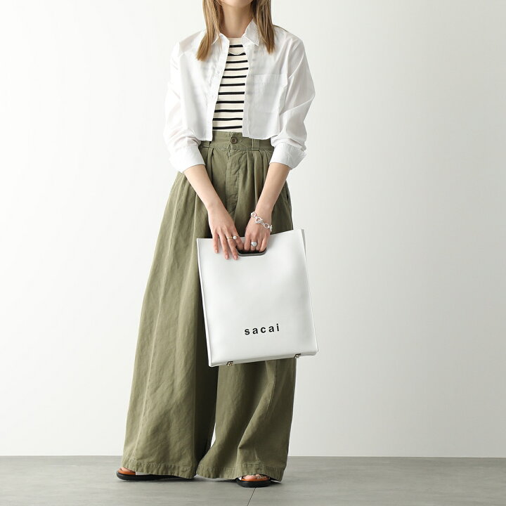 楽天市場】sacai サカイ トートバッグ New Shopper Bag Medium S065-01  