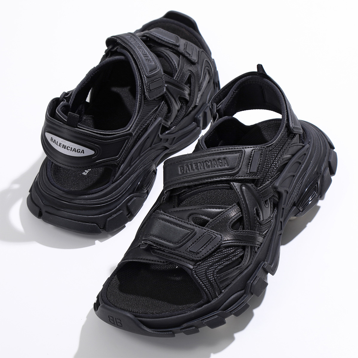 特別価格BALENCIAGA バレンシアガ サンダル Track Sandal 617542 W2CC1 メンズ ベルクロ ストラップ ロゴ シューズ 靴 1000 BLACK