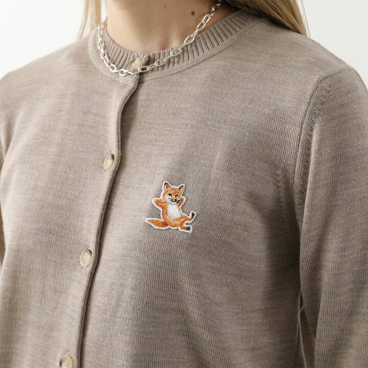 楽天市場】MAISON KITSUNE メゾンキツネ カーディガン CHILLAX FOX  