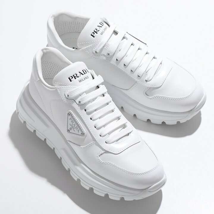 楽天市場】PRADA プラダ スニーカー 1E804M 3LKI レディース レザー  