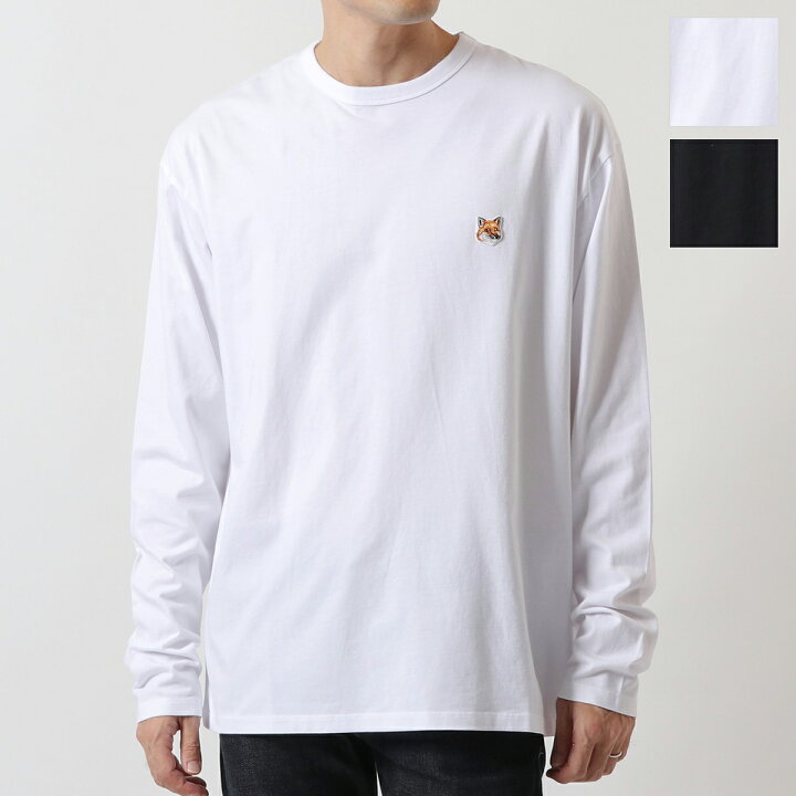 楽天市場】MAISON KITSUNE メゾンキツネ 長袖Tシャツ FOX HEAD PATCH  