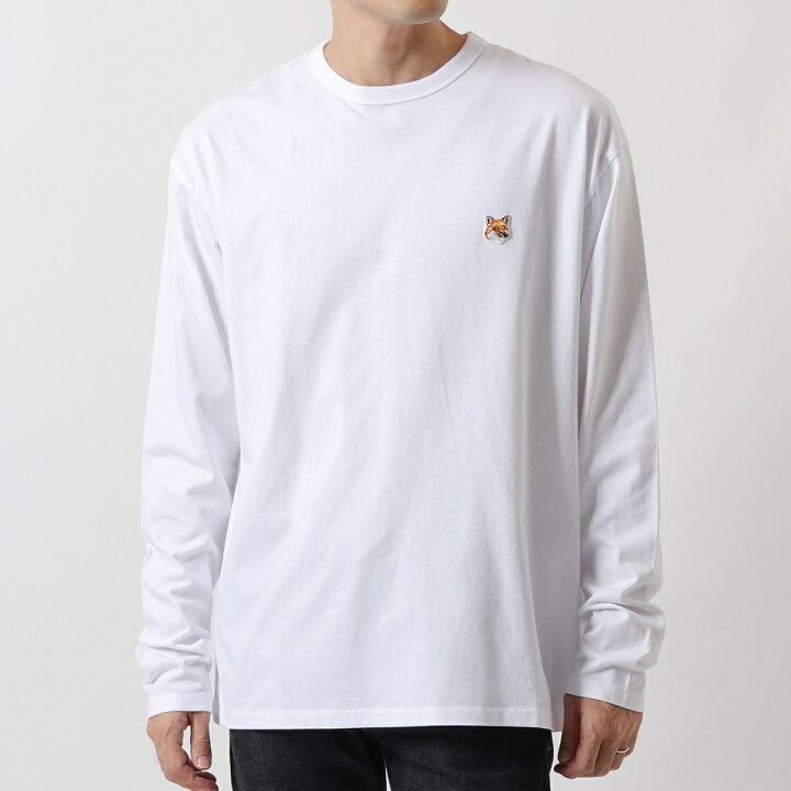 楽天市場】MAISON KITSUNE メゾンキツネ 長袖Tシャツ FOX HEAD PATCH 