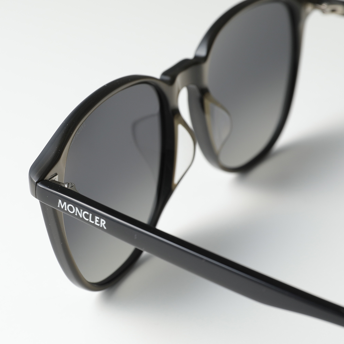 MONCLER モンクレール サングラス ML0189F メンズ ウェリントンシェイプ ロゴ めがね 眼鏡 アイウェア UVカット アジアンフィット  カラー2色 | インポートセレクト musee