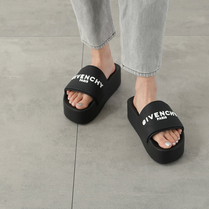 楽天市場】GIVENCHY ジバンシィ サンダル SLIDE SANDALS BE306QE1F1 