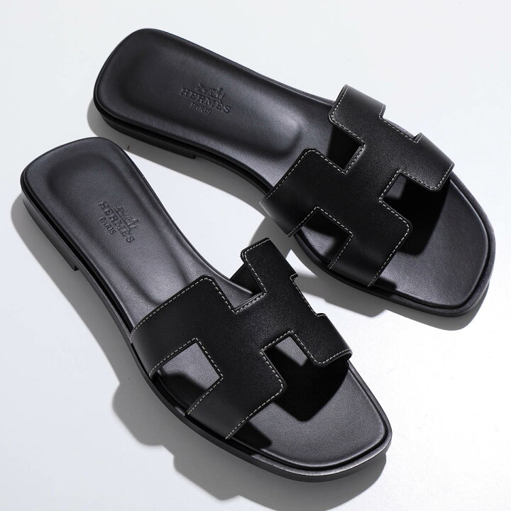 楽天市場】HERMES エルメス サンダル Oran オラン レディース フラット  