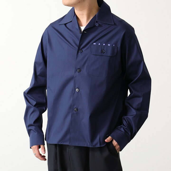 楽天市場】MARNI マルニ 長袖 シャツ CUMU0246P1 USCT88 メンズ ロゴ 