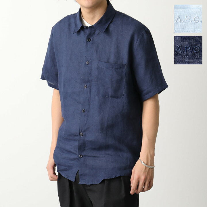 楽天市場】APC A.P.C. アーペーセー 半袖シャツ CHEMISETTE BELLINI 