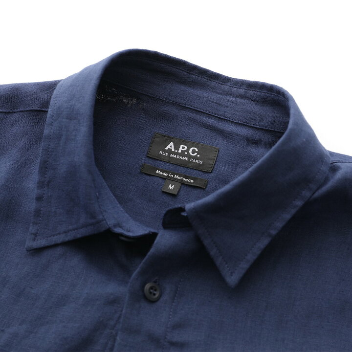 楽天市場】APC A.P.C. アーペーセー 半袖シャツ CHEMISETTE BELLINI 