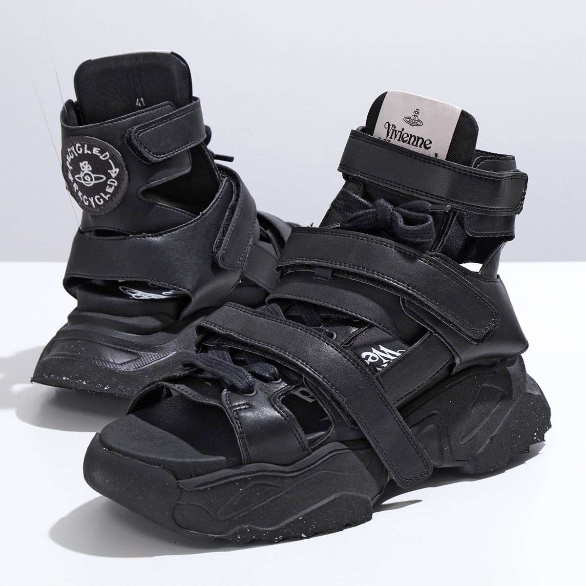 Vivienne Westwood ヴィヴィアンウエストウッド ロンパーサンダル ROMPER SANDAL 73040001M メンズ ロゴ 厚底  シューズ 靴 S0007/BLACK | インポートセレクト musee