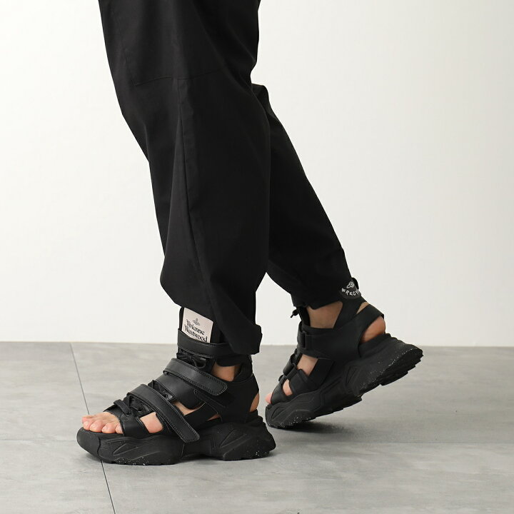VivienneWestwood ROMPER SANDAL ロンパーサンダル黒 - スポーツサンダル