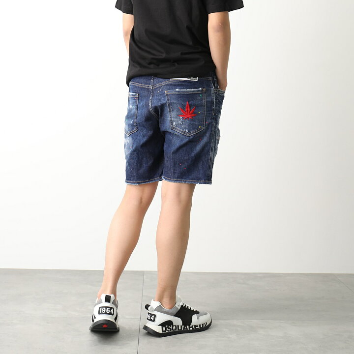 楽天市場】DSQUARED2 ディースクエアード ハーフパンツ S71MU0708 