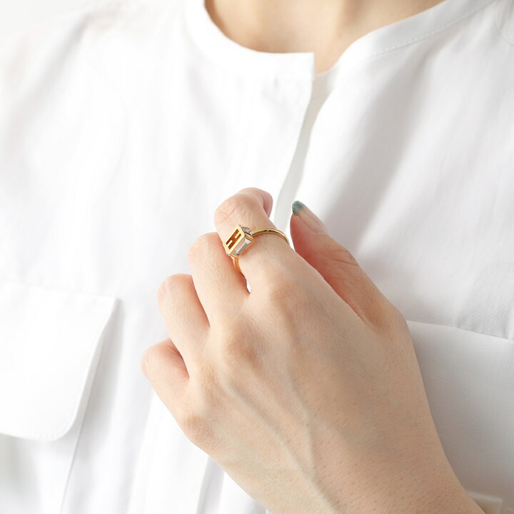 楽天市場】FENDI フェンディ リング BAGUETTE バゲット 8AH813 W2Y  