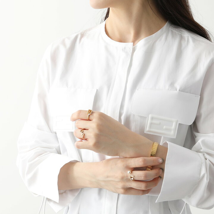 楽天市場】FENDI フェンディ リング BAGUETTE バゲット 8AH813 W2Y  