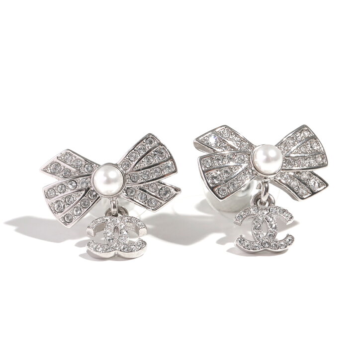 楽天市場】CHANEL シャネル ピアス AB8004 B07789 レディース リボン  