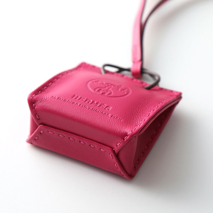 未使用品 超美品】 エルメス HERMES サックオランジュ キーホルダー 
