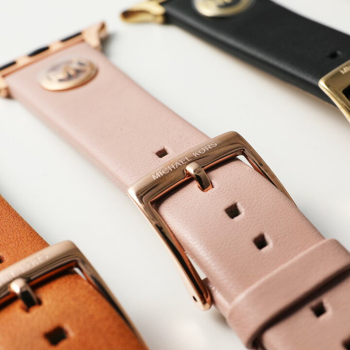 楽天市場】MICHAEL KORS マイケルコース Apple Watch Band LEATHER  