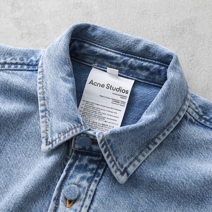 楽天市場】Acne Studios アクネストゥディオズ デニムシャツ BB0516 FN 