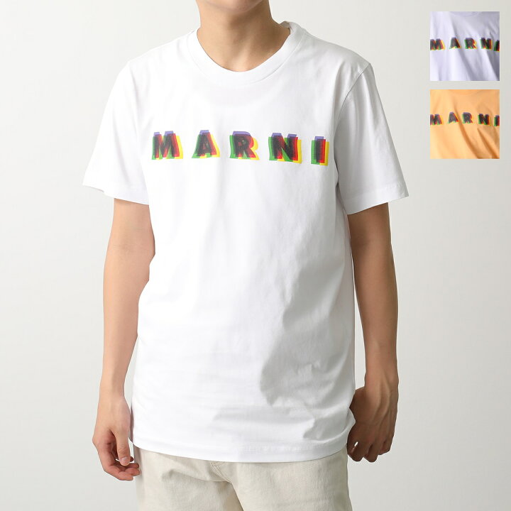 楽天市場】MARNI マルニ 半袖Tシャツ HUMU0198PE USCV16 メンズ 3Dロゴ 