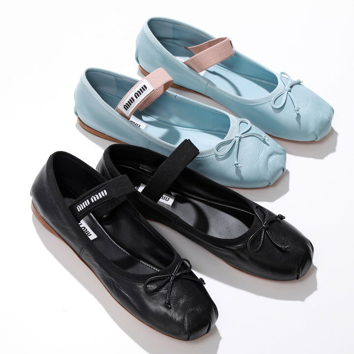 ミュウミュウフラットシューズ 