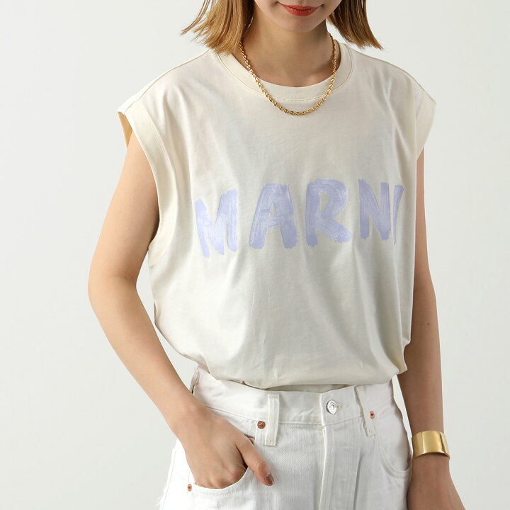 楽天市場】MARNI マルニ ノースリーブ Tシャツ THJE0306P0 USCS11  