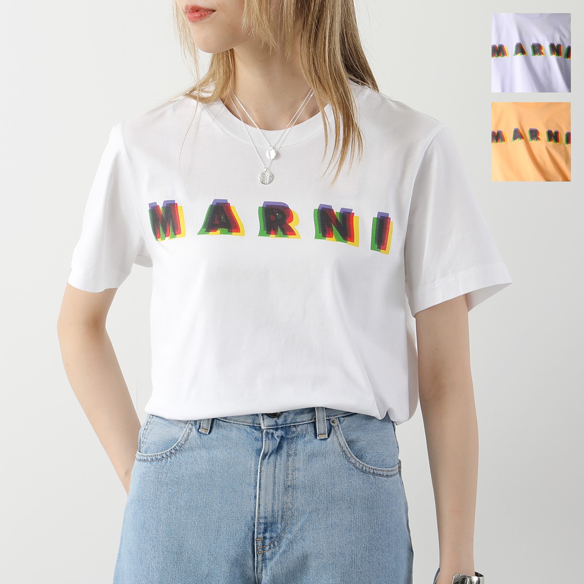 楽天市場】MARNI マルニ 半袖Tシャツ HUMU0198PE USCV16 レディース 3D