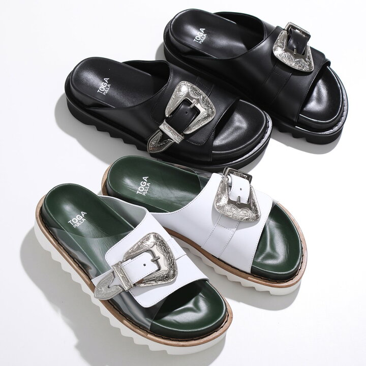楽天市場】TOGA PULLA トーガ プルラ サンダル Western Buckle Sandals  