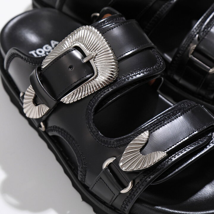 楽天市場】TOGA PULLA トーガ プルラ サンダル Shark Sole Metal 