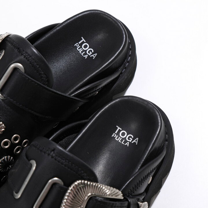楽天市場】TOGA PULLA トーガ プルラ サボ サンダル Eyelet Metal 