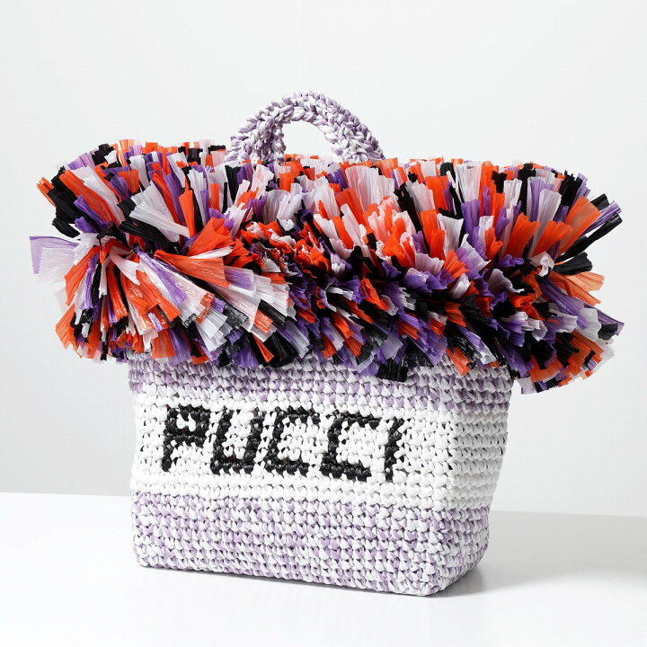 楽天市場】EMILIO PUCCI エミリオプッチ かごバッグ TOTE BAG SMALL  