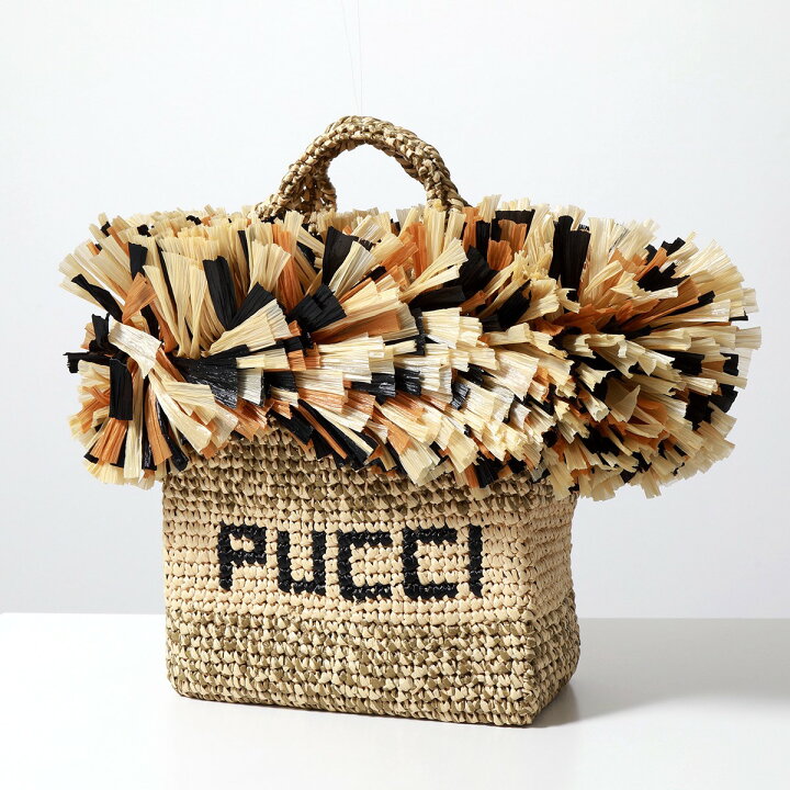 楽天市場】EMILIO PUCCI エミリオプッチ かごバッグ TOTE BAG SMALL  