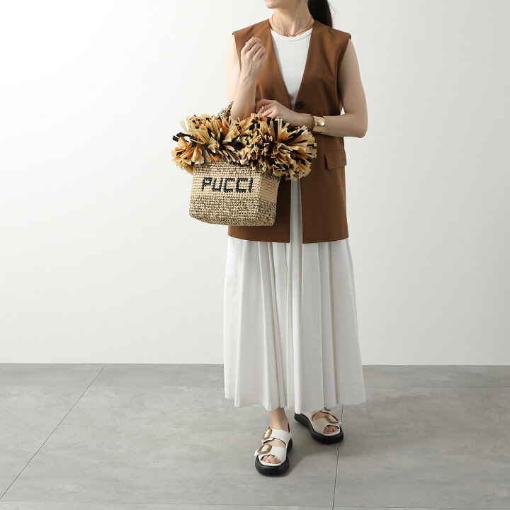 楽天市場】EMILIO PUCCI エミリオプッチ かごバッグ TOTE BAG SMALL  