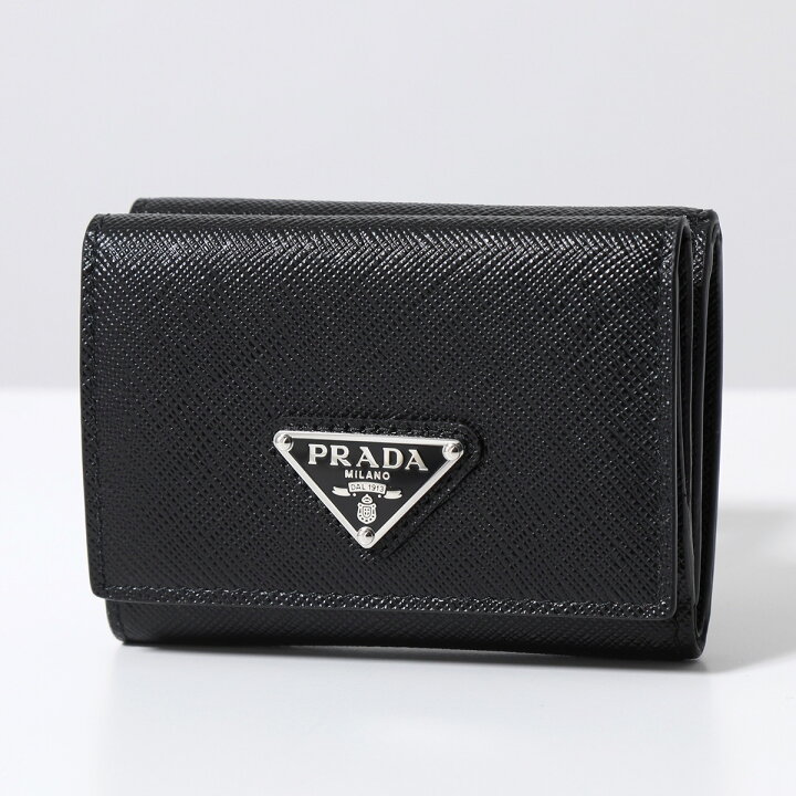 楽天市場】PRADA プラダ 三つ折り財布 2MH042 QHH メンズ サフィアーノ 