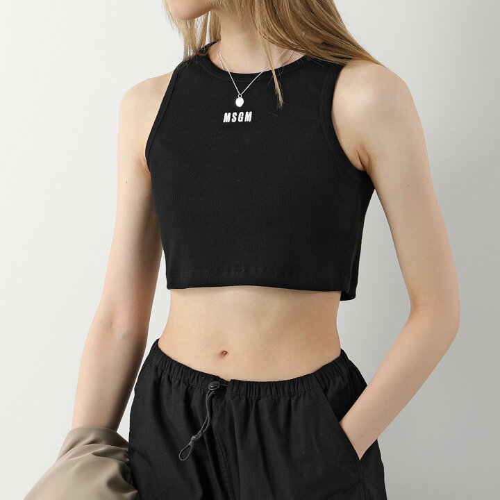 楽天市場】MSGM エムエスジーエム タンクトップ 3441MDT67 レディース  