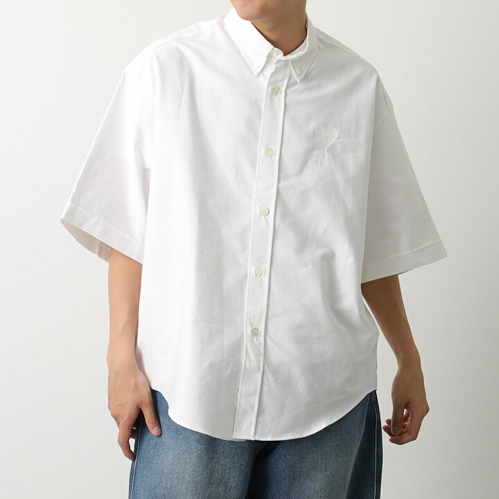 楽天市場】ami paris アミパリス シャツ USH201.CO0031 メンズ 半袖  