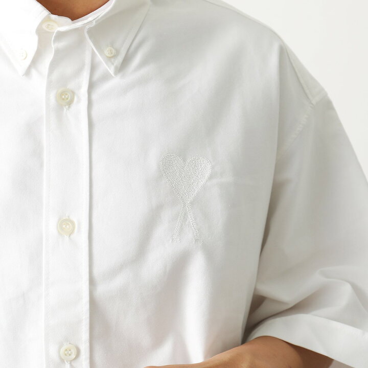 楽天市場】ami paris アミパリス シャツ USH201.CO0031 メンズ 半袖  