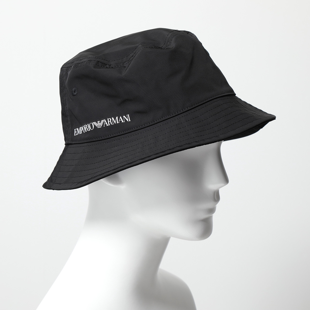 EMPORIO ARMANI エンポリオアルマーニ バケットハット 627298 3R596 メンズ ロゴ 帽子  00020/BLACK【cp_ten】 インポートセレクト musee